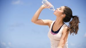prática de corrida no calor